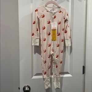 Bamboo Mickey Ying Yang zippy Footsies size 12-18months NWT by Made with Magic